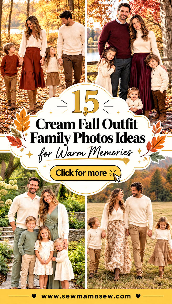 15 Cream Fall Outfit Family Photos Ideas for Warm Memories - 15 Cream Fall Outfit Family Photos Ideas for Warm Memories