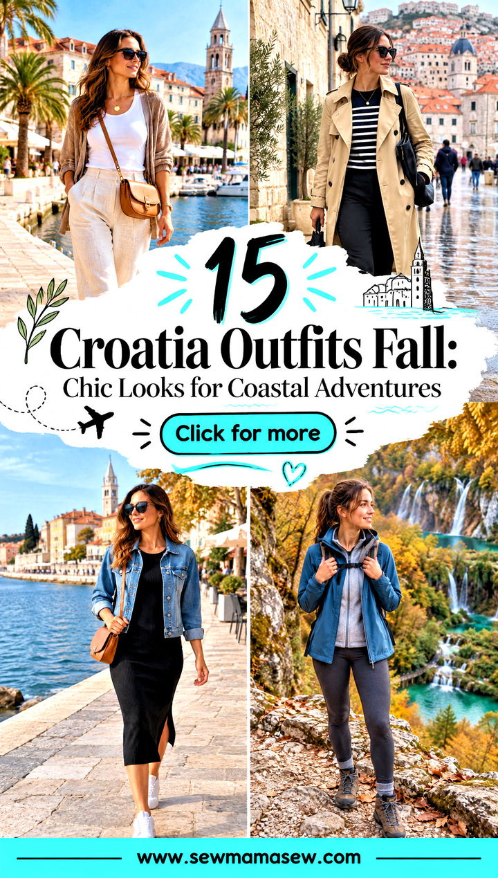 15 Croatia Outfits Fall Chic Looks for Coastal Adventures - 15 Croatia Outfits Fall: Chic Looks for Coastal Adventures