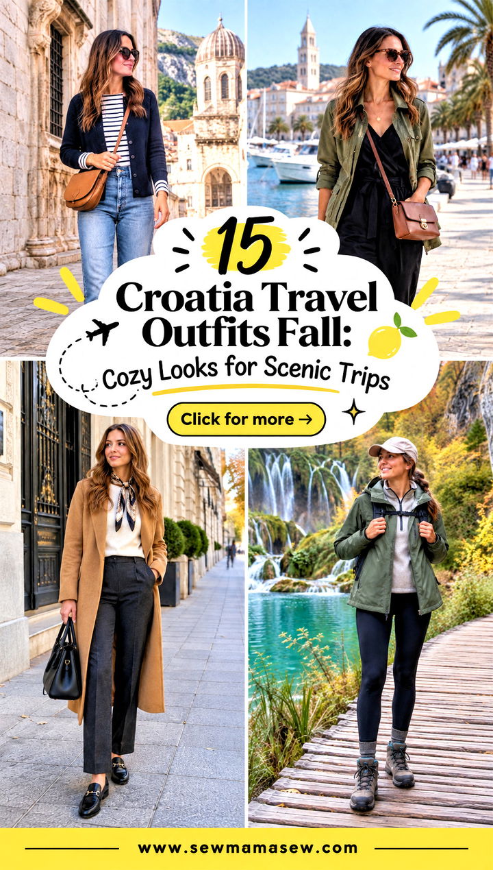 15 Croatia Travel Outfits Fall Cozy Looks for Scenic Trips - 15 Croatia Travel Outfits Fall: Cozy Looks for Scenic Trips