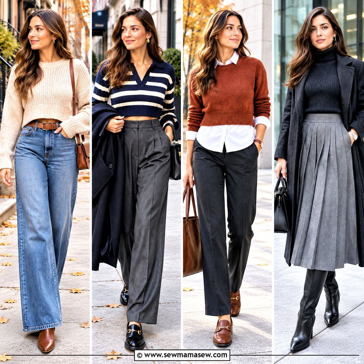 15 Crop Sweater Fall Fashion Ideas for Cozy Weekend Looks