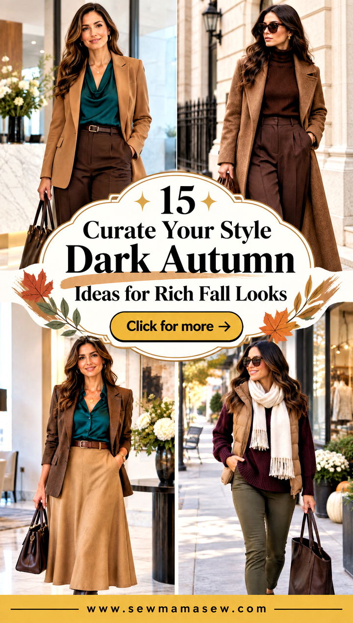 15 Curate Your Style Dark Autumn Ideas for Rich Fall Looks - 15 Curate Your Style Dark Autumn Ideas for Rich Fall Looks
