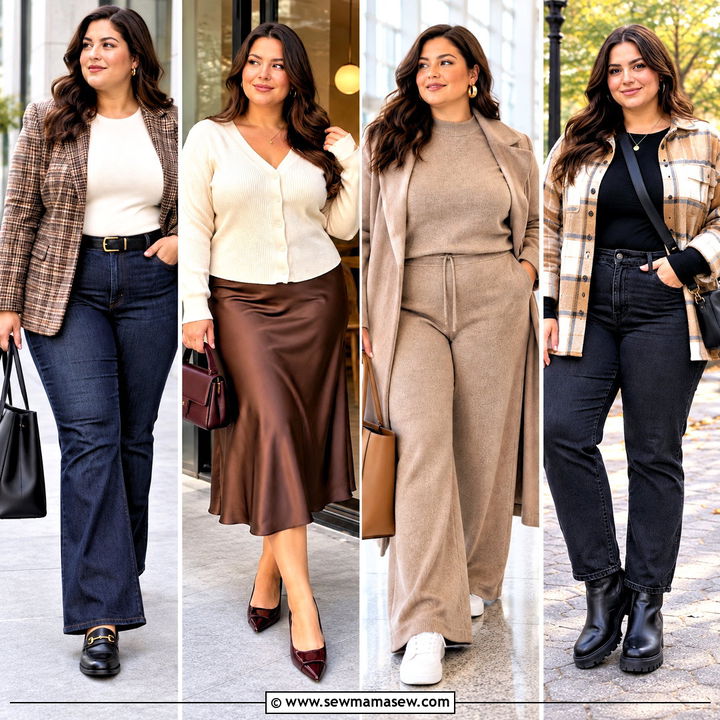 15 Curvey Fall Outfits for Confident, Cozy Everyday Style