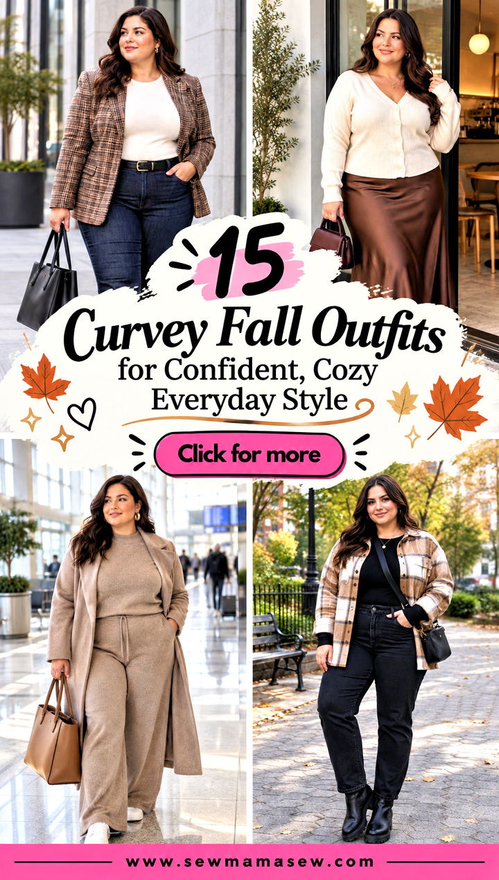 15 Curvey Fall Outfits for Confident Cozy Everyday Style - 15 Curvey Fall Outfits for Confident, Cozy Everyday Style