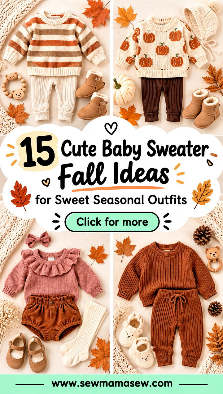 15 Cute Baby Sweater Fall Ideas for Sweet Seasonal Outfits - 15 Cute Baby Sweater Fall Ideas for Sweet Seasonal Outfits