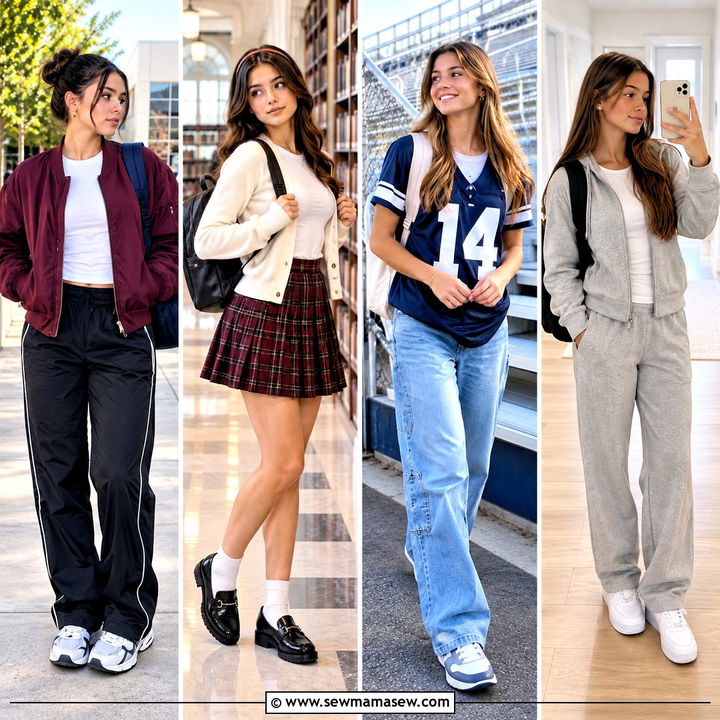 15 Cute Back To School Outfits Highschool Baddie: Bold Fits