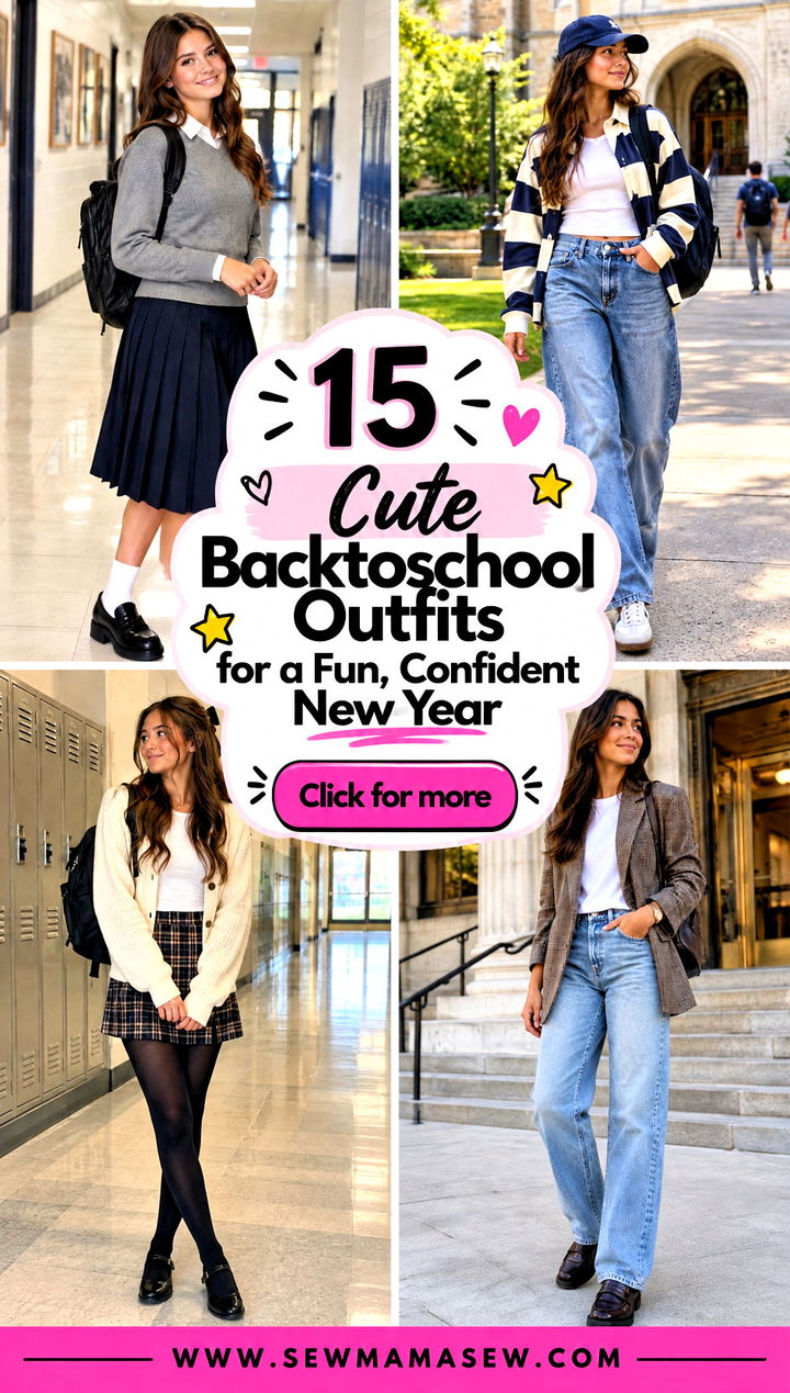 15 Cute Backtoschool Outfits for a Fun Confident New Year - 15 Cute Backtoschool Outfits for a Fun, Confident New Year