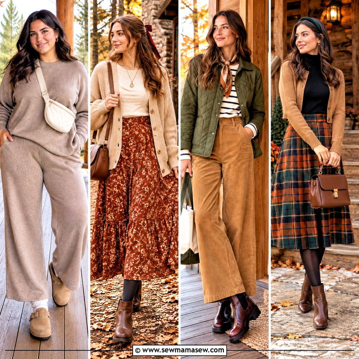 15 Cute Cabin Outfits Fall for Cozy, Relaxing Weekend Trips