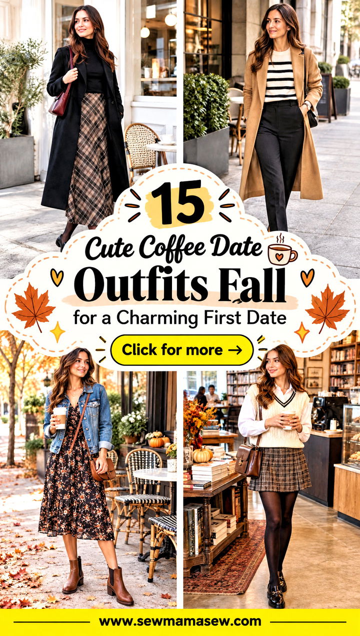 15 Cute Coffee Date Outfits Fall for a Charming First Date - 15 Cute Coffee Date Outfits Fall for a Charming First Date