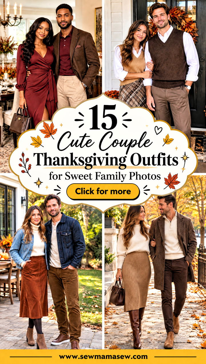 15 Cute Couple Thanksgiving Outfits for Sweet Family Photos - 15 Cute Couple Thanksgiving Outfits for Sweet Family Photos