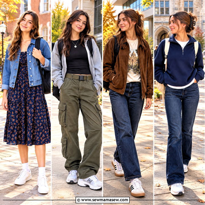 15 Cute Everyday Outfits for School Fall for Cozy Mornings