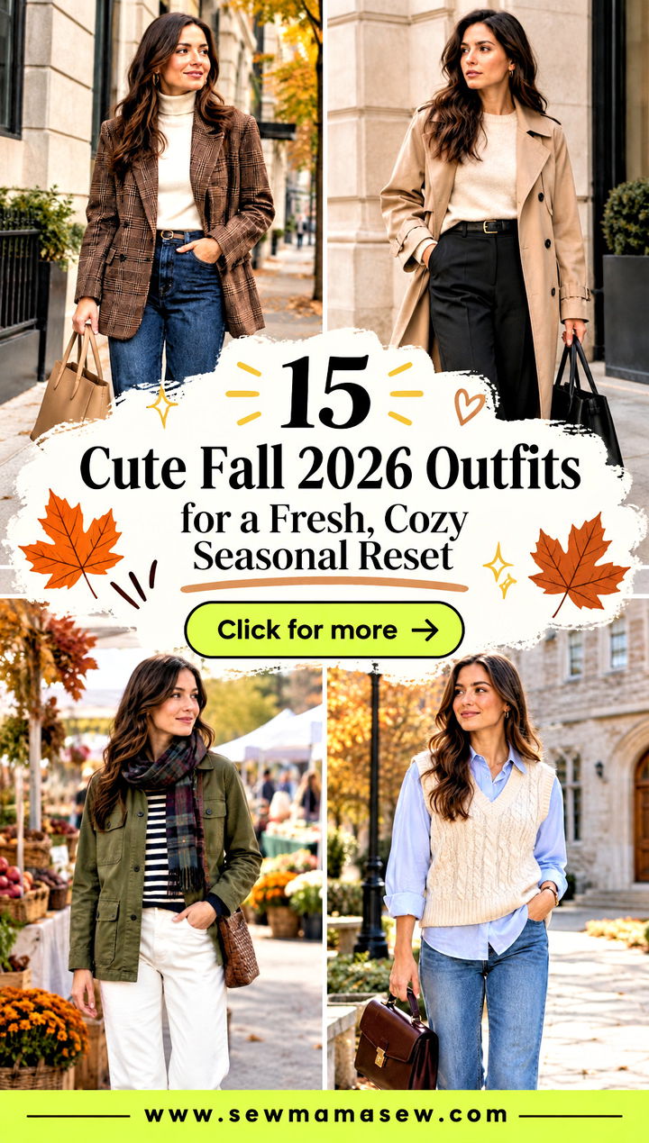 15 Cute Fall 2026 Outfits for a Fresh Cozy Seasonal Reset - 15 Cute Fall 2026 Outfits for a Fresh, Cozy Seasonal Reset