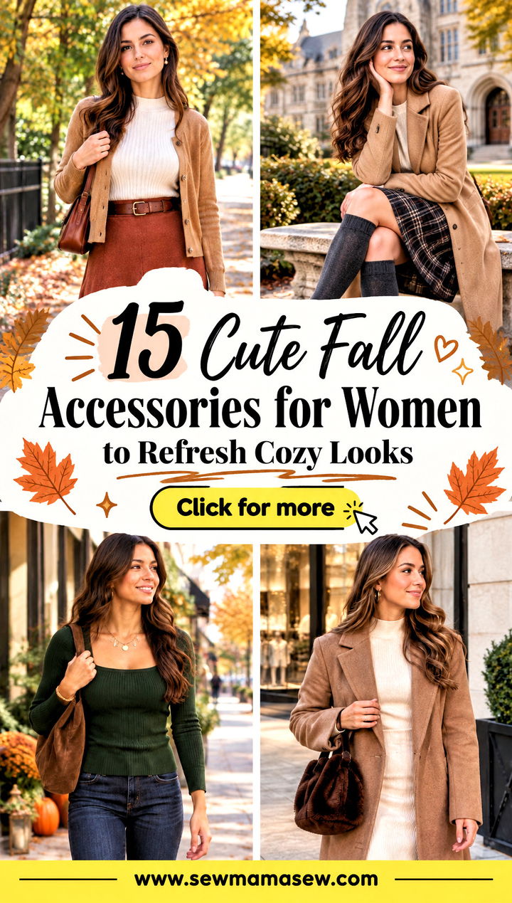 15 Cute Fall Accessories for Women to Refresh Cozy Looks - 15 Cute Fall Accessories for Women to Refresh Cozy Looks