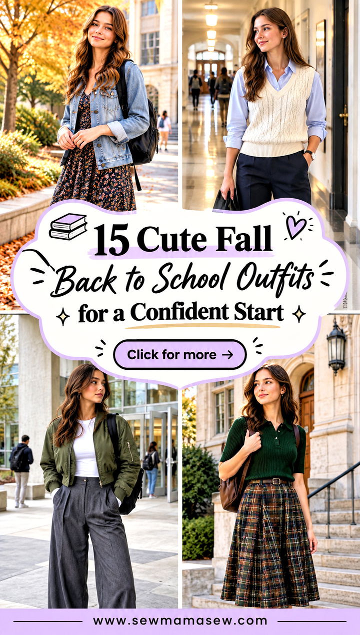 15 Cute Fall Back to School Outfits for a Confident Start - 15 Cute Fall Back to School Outfits for a Confident Start