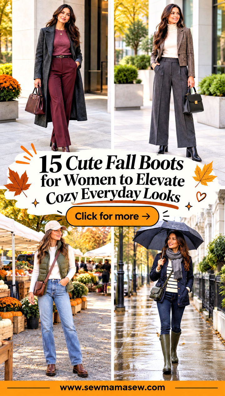 15 Cute Fall Boots for Women to Elevate Cozy Everyday Looks - 15 Cute Fall Boots for Women to Elevate Cozy Everyday Looks