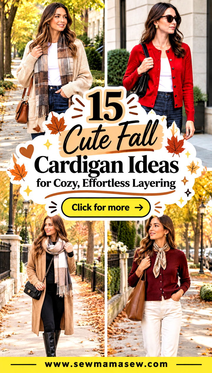 15 Cute Fall Cardigan Ideas for Cozy Effortless Layering - 15 Cute Fall Cardigan Ideas for Cozy, Effortless Layering