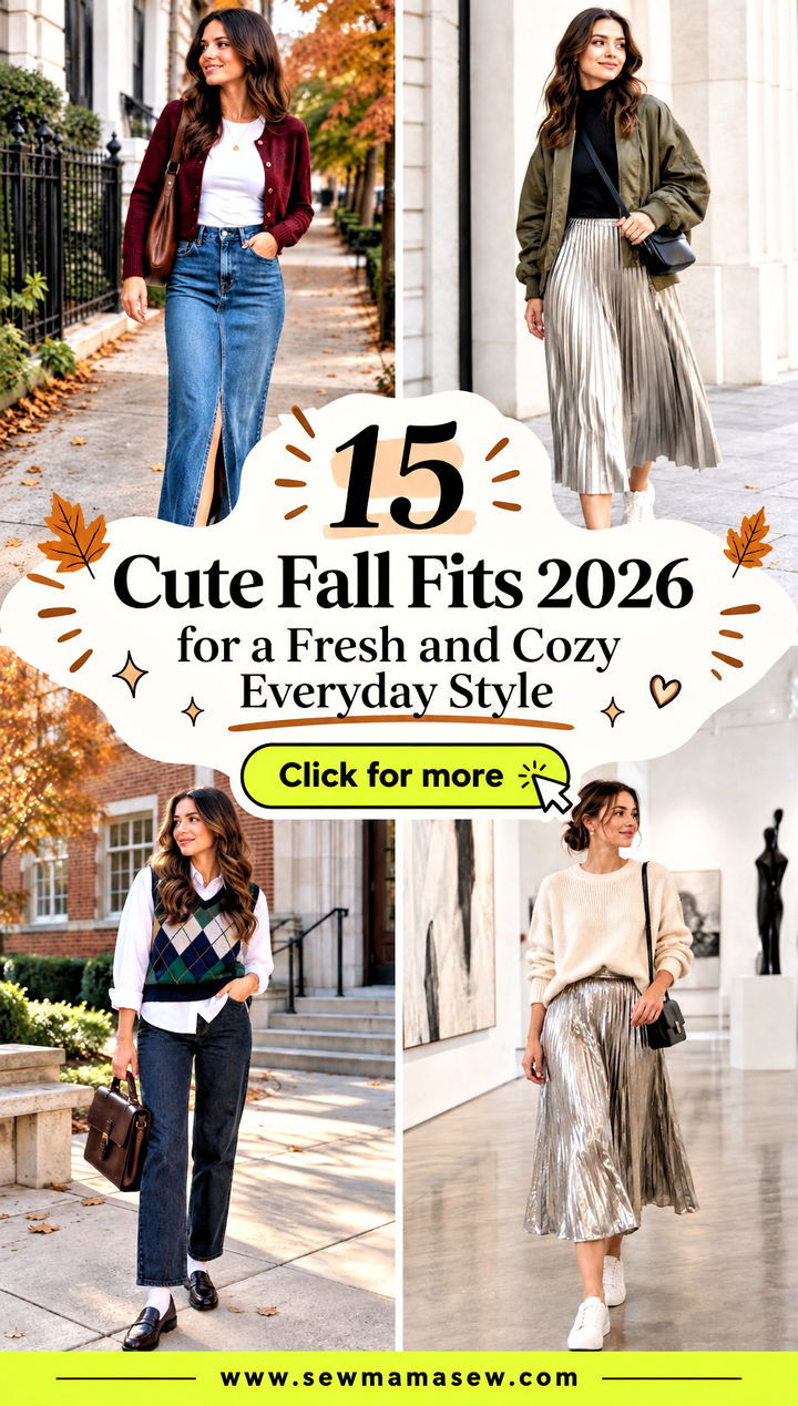 15 Cute Fall Fits 2026 for a Fresh and Cozy Everyday Style - 15 Cute Fall Fits 2026 for a Fresh and Cozy Everyday Style