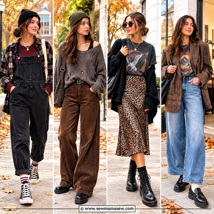 15 Cute Fall Grunge Outfits for Effortlessly Edgy Street Style