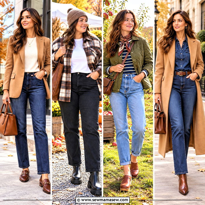 15 Cute Fall Jeans Outfits for Effortless Weekend Style