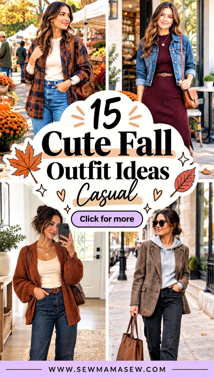 15 Cute Fall Outfit Ideas Casual Cozy Looks Youll Love - 15 Cute Fall Outfit Ideas Casual: Cozy Looks You'll Love