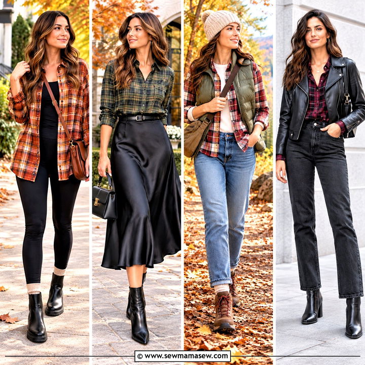 15 Cute Fall Outfits Flannel Cozy Looks for Crisp Days