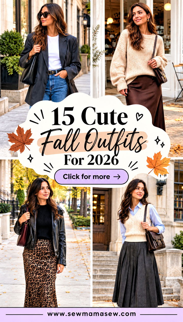 15 Cute Fall Outfits For 2026 Youll Love for Everyday Wear - 15 Cute Fall Outfits For 2026 You'll Love for Everyday Wear