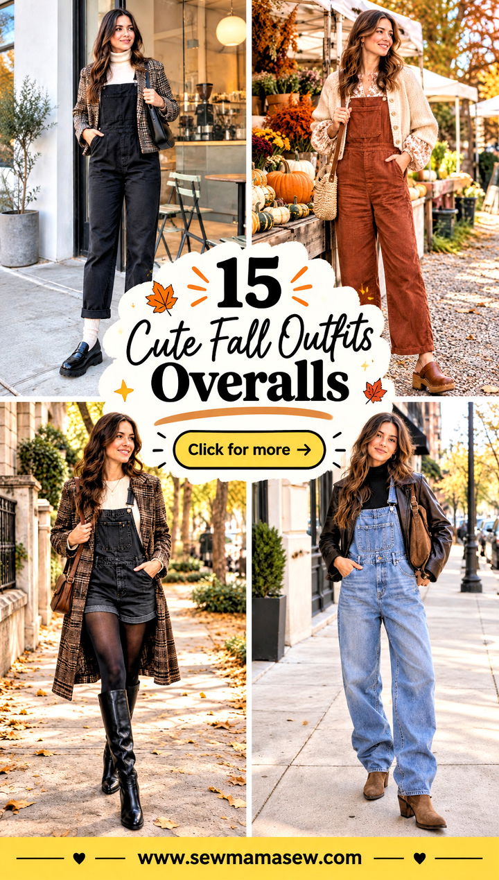 15 Cute Fall Outfits Overalls Cozy Looks for Weekend Fun - 15 Cute Fall Outfits Overalls: Cozy Looks for Weekend Fun