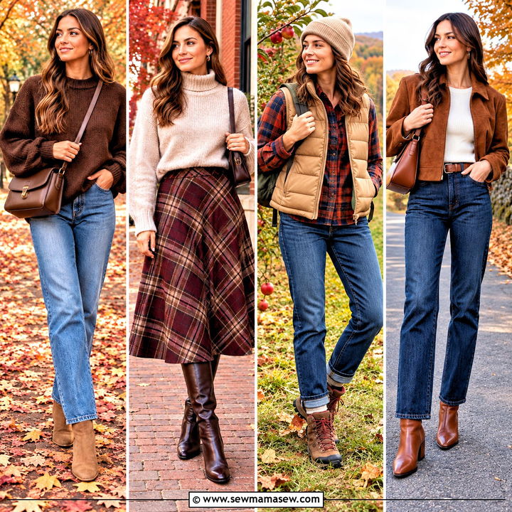 15 Cute Fall Outfits Photoshoot: Charming Autumn Photo Looks
