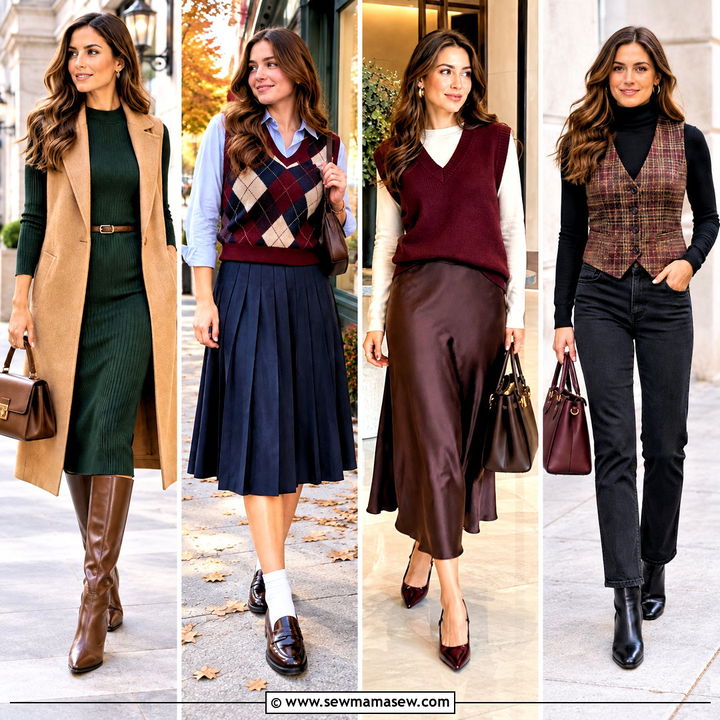 15 Cute Fall Outfits With Vest for Cozy Effortless Layering