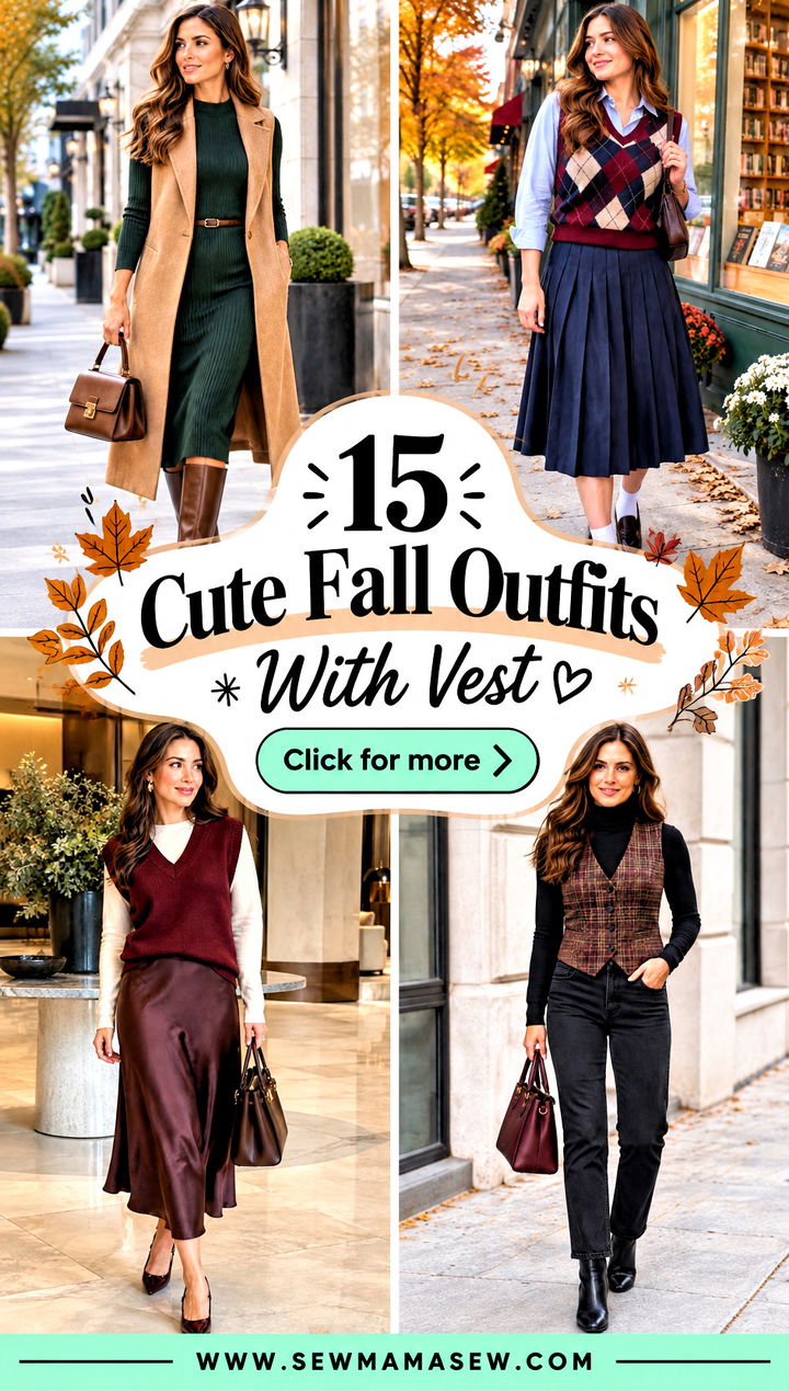 15 Cute Fall Outfits With Vest for Cozy Effortless Layering - 15 Cute Fall Outfits With Vest for Cozy, Effortless Layering
