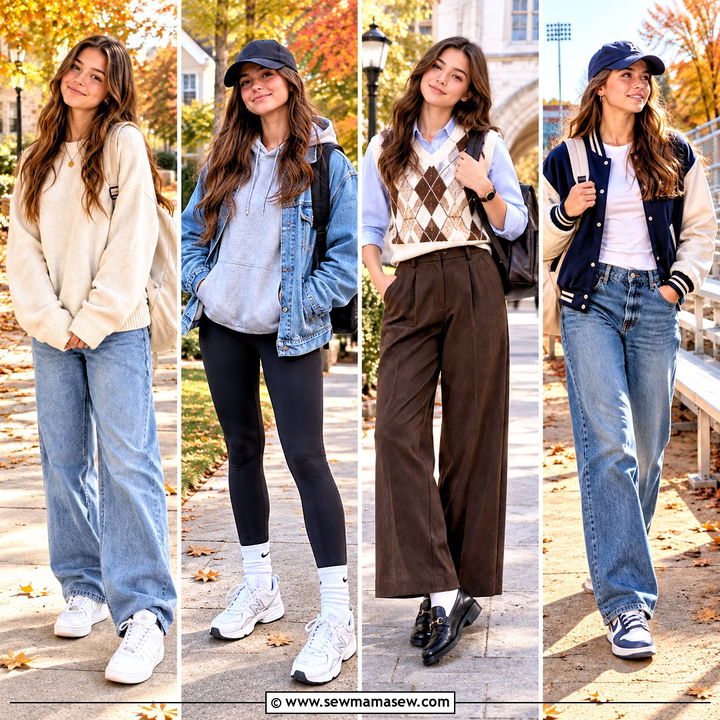 15 Cute Fall Outfits for Teens for a Fresh, Cozy School Look