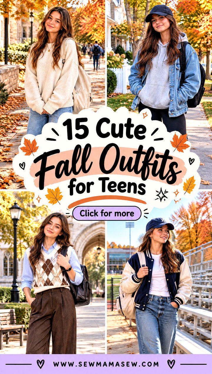 15 Cute Fall Outfits for Teens for a Fresh Cozy School Look - 15 Cute Fall Outfits for Teens for a Fresh, Cozy School Look