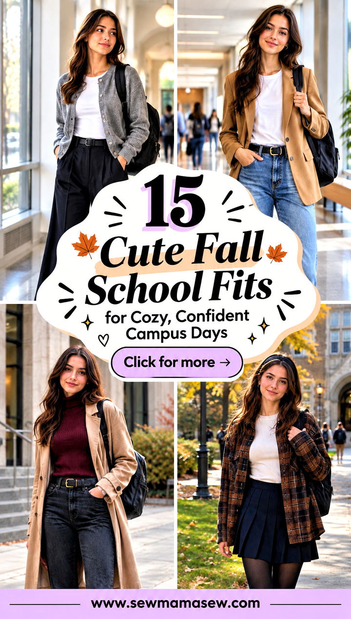 15 Cute Fall School Fits for Cozy Confident Campus Days - 15 Cute Fall School Fits for Cozy, Confident Campus Days