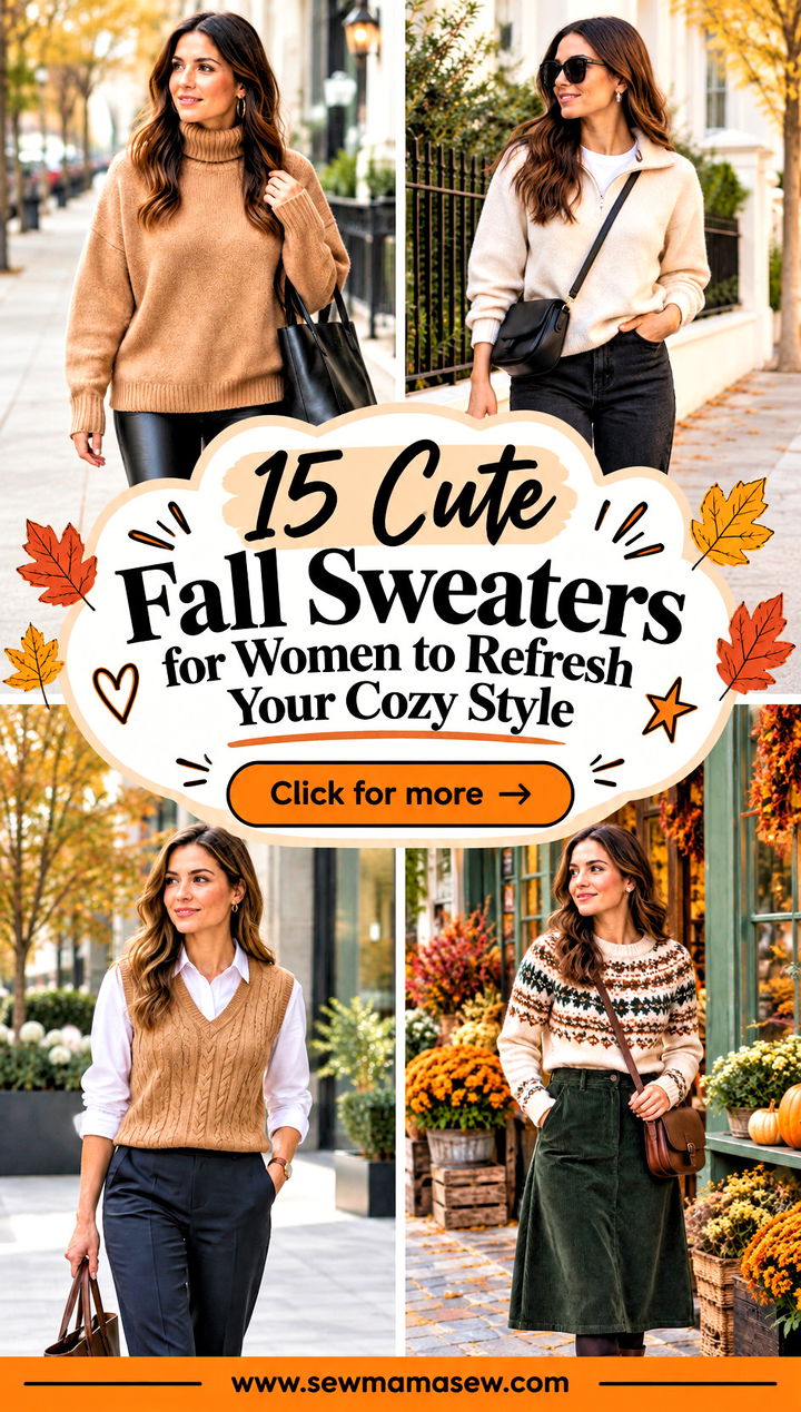 15 Cute Fall Sweaters for Women to Refresh Your Cozy Style - 15 Cute Fall Sweaters for Women to Refresh Your Cozy Style