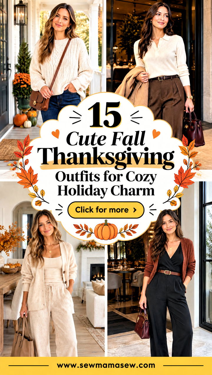 15 Cute Fall Thanksgiving Outfits for Cozy Holiday Charm - 15 Cute Fall Thanksgiving Outfits for Cozy Holiday Charm