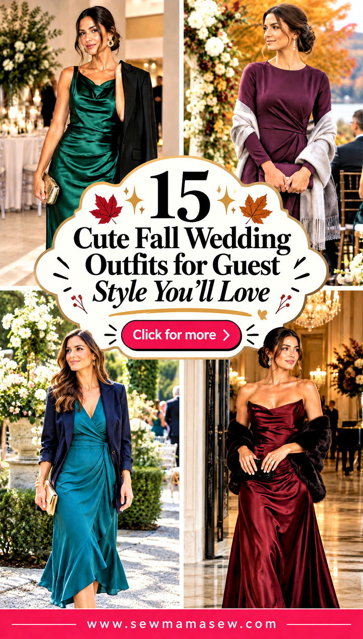 15 Cute Fall Wedding Outfits for Guest Style Youll Love - 15 Cute Fall Wedding Outfits for Guest Style You'll Love