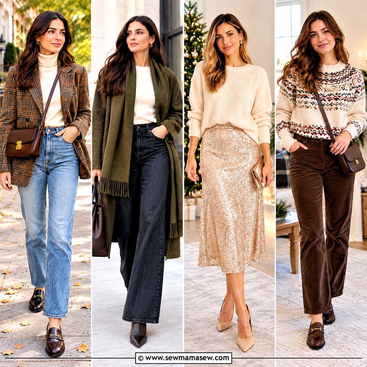 15 Cute Fall and Christmas Outfits for Cozy Holiday Plans