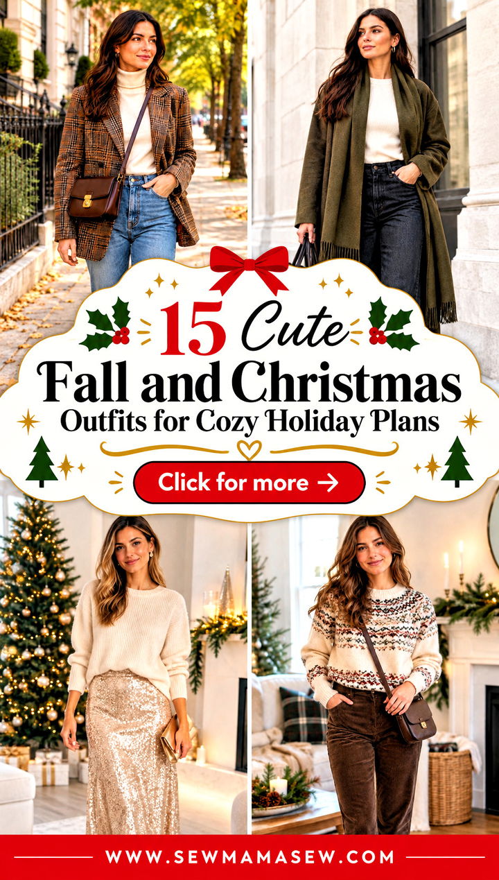 15 Cute Fall and Christmas Outfits for Cozy Holiday Plans - 15 Cute Fall and Christmas Outfits for Cozy Holiday Plans