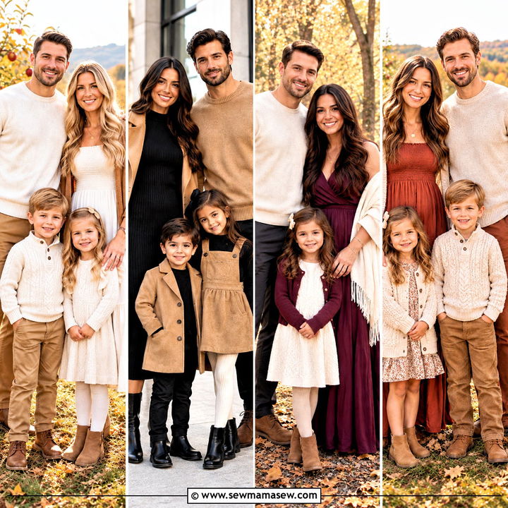 15 Cute Family Fall Picture Outfits for Warm, Happy Photos