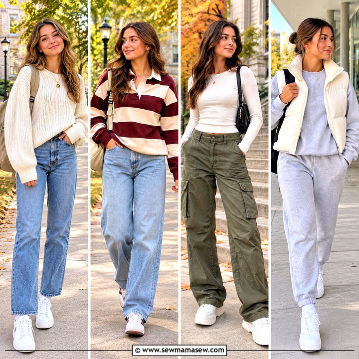 15 Cute Outfits for Fall School to Make Mornings Feel Easy