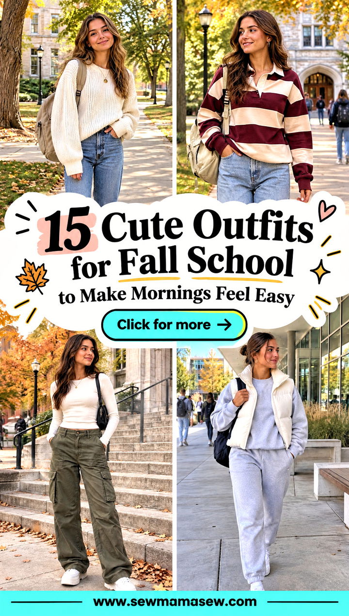 15 Cute Outfits for Fall School to Make Mornings Feel Easy - 15 Cute Outfits for Fall School to Make Mornings Feel Easy