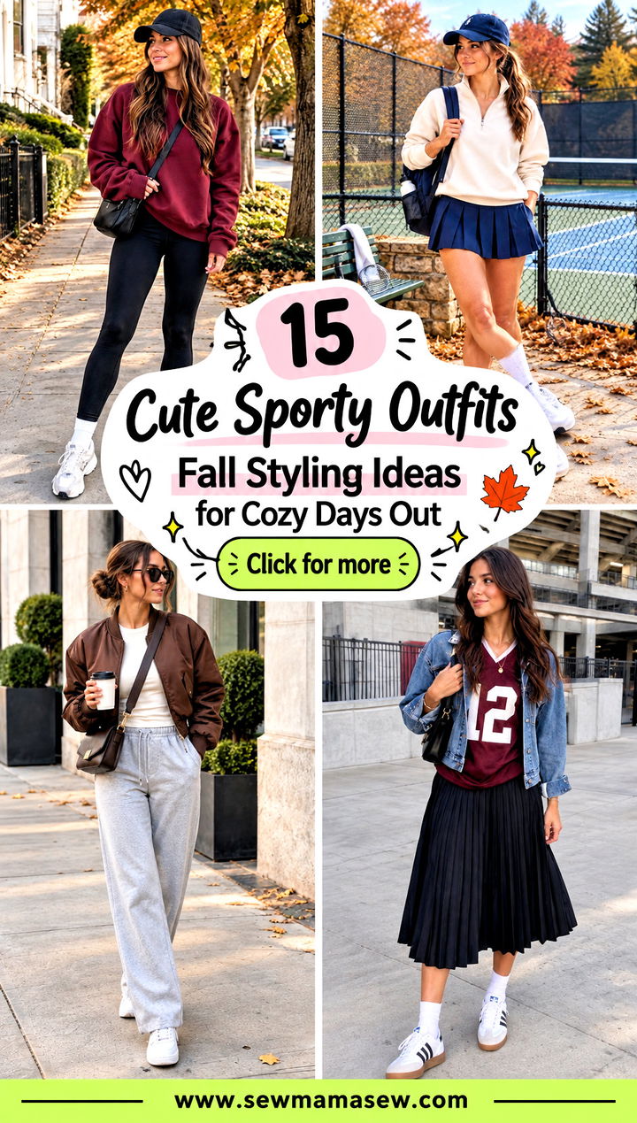 15 Cute Sporty Outfits Fall Styling Ideas for Cozy Days Out - 15 Cute Sporty Outfits Fall Styling Ideas for Cozy Days Out