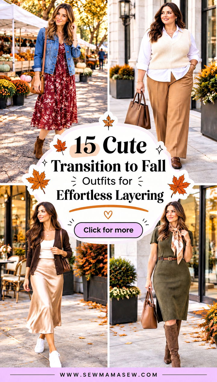 15 Cute Transition to Fall Outfits for Effortless Layering - 15 Cute Transition to Fall Outfits for Effortless Layering