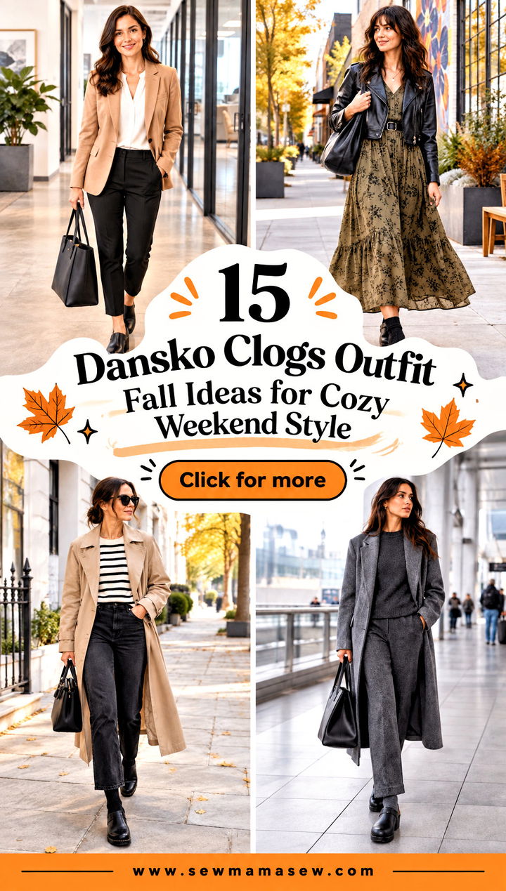 15 Dansko Clogs Outfit Fall Ideas for Cozy Weekend Style - 15 Dansko Clogs Outfit Fall Ideas for Cozy Weekend Style
