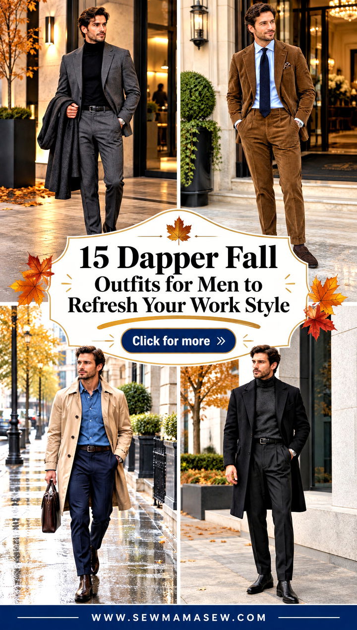 15 Dapper Fall Outfits for Men to Refresh Your Work Style - 15 Dapper Fall Outfits for Men to Refresh Your Work Style