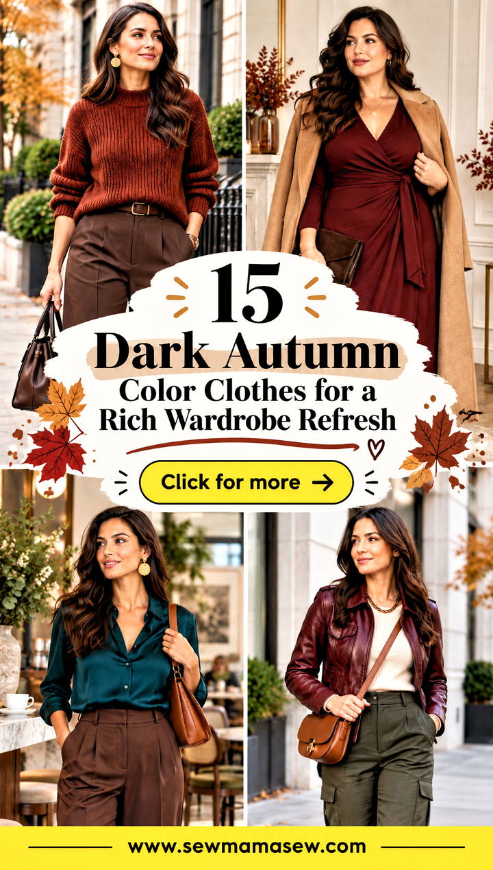 15 Dark Autumn Color Clothes for a Rich Wardrobe Refresh - 15 Dark Autumn Color Clothes for a Rich Wardrobe Refresh