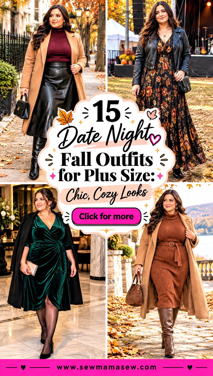 15 Date Night Fall Outfits for Plus Size Chic Cozy Looks - 15 Date Night Fall Outfits for Plus Size: Chic, Cozy Looks