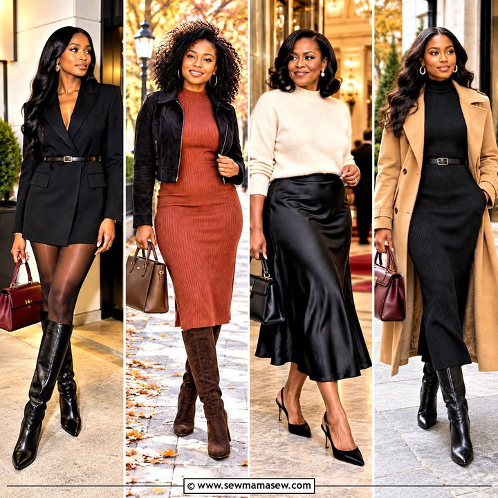 15 Date Night Outfit Fall Black Ideas for Women: Chic Looks