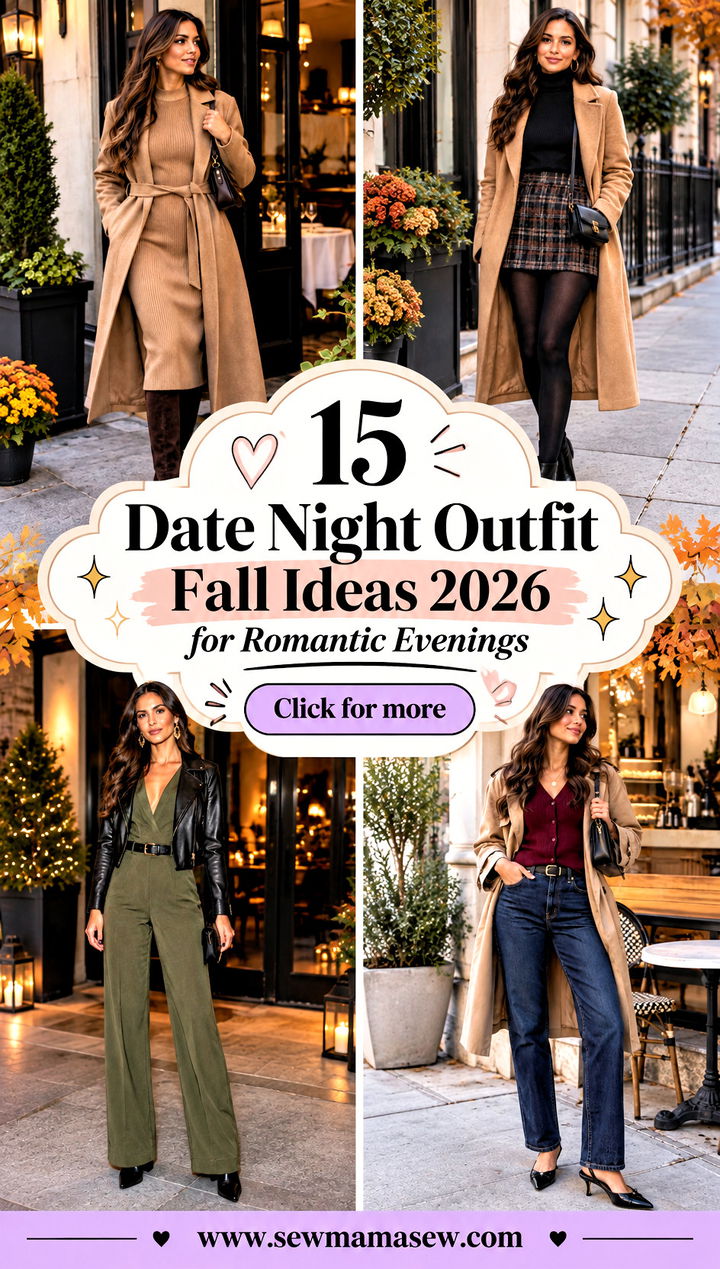 15 Date Night Outfit Fall Ideas 2026 for Romantic Evenings - 15 Date Night Outfit Fall Ideas 2026 for Romantic Evenings