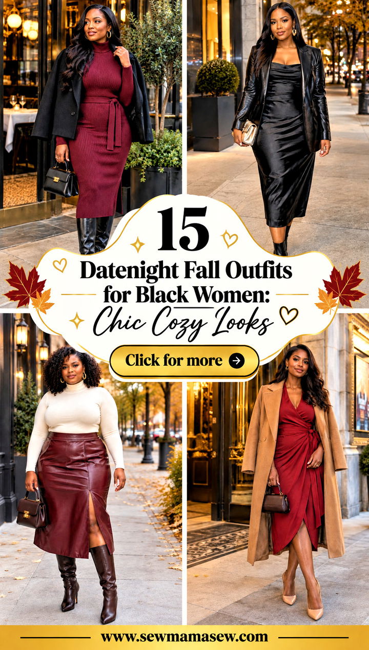 15 Datenight Fall Outfits for Black Women Chic Cozy Looks - 15 Datenight Fall Outfits for Black Women: Chic Cozy Looks