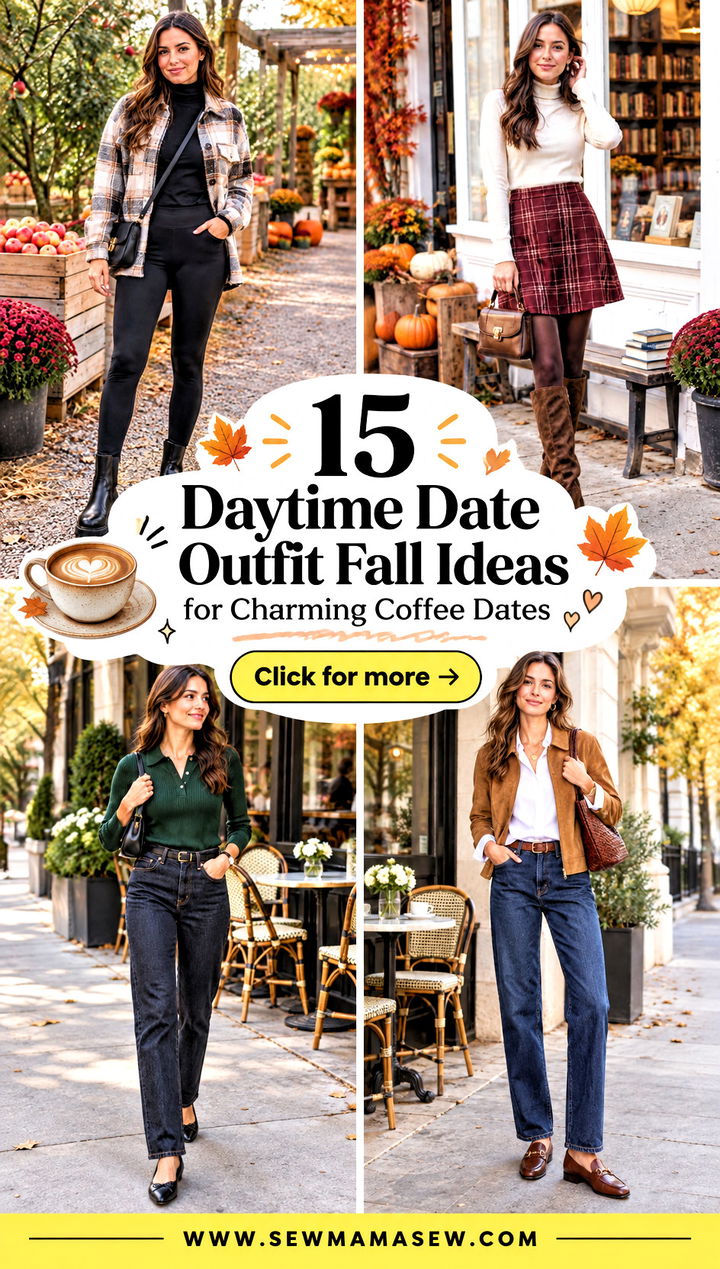 15 Daytime Date Outfit Fall Ideas for Charming Coffee Dates - 15 Daytime Date Outfit Fall Ideas for Charming Coffee Dates